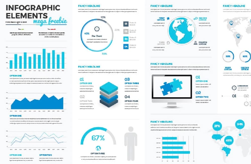 25 Best Free Infographic Elements » CSS Author