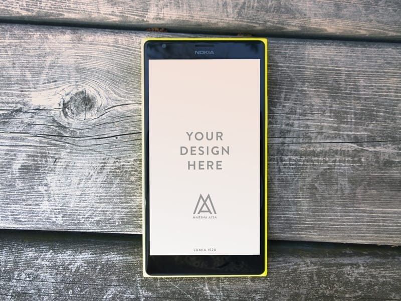 Lumia 1520 Mockups PSD