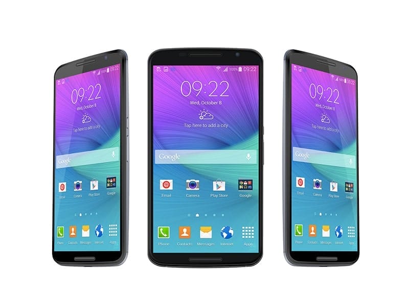 Nexus 6 Vector Mockup PSD