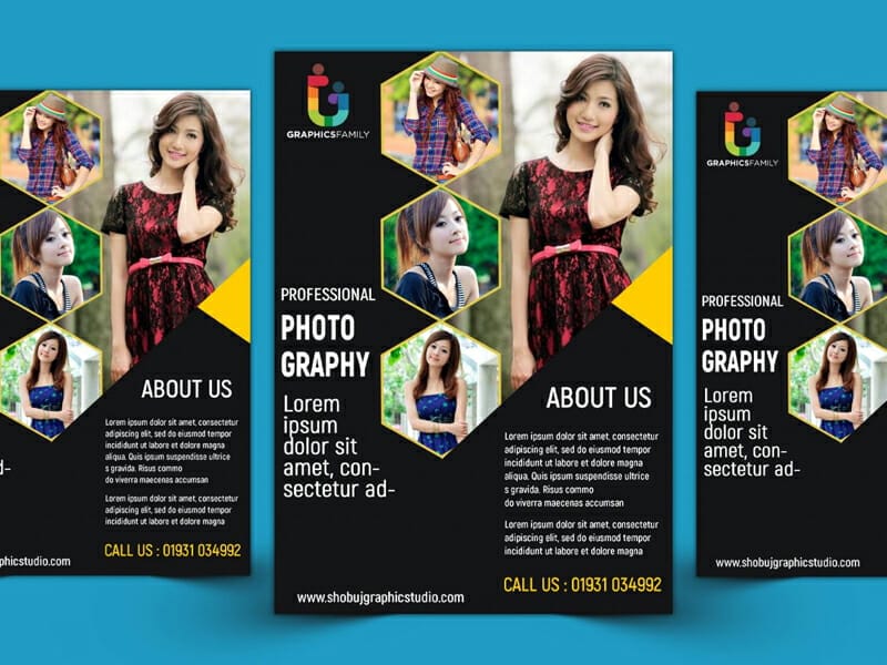 Professional Photography Studio Flyer Template