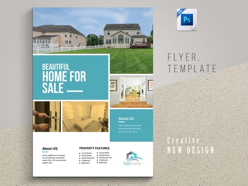 Real Estate Flyer With Boxs