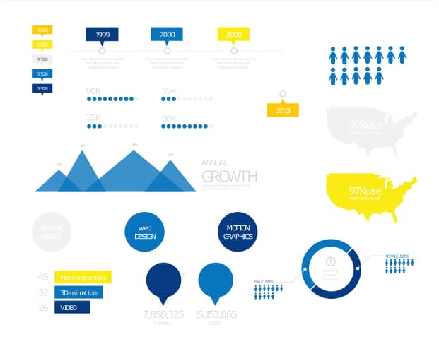 25 Best Free Infographic Elements 64 Timeline-Vector-Graphic-Elements