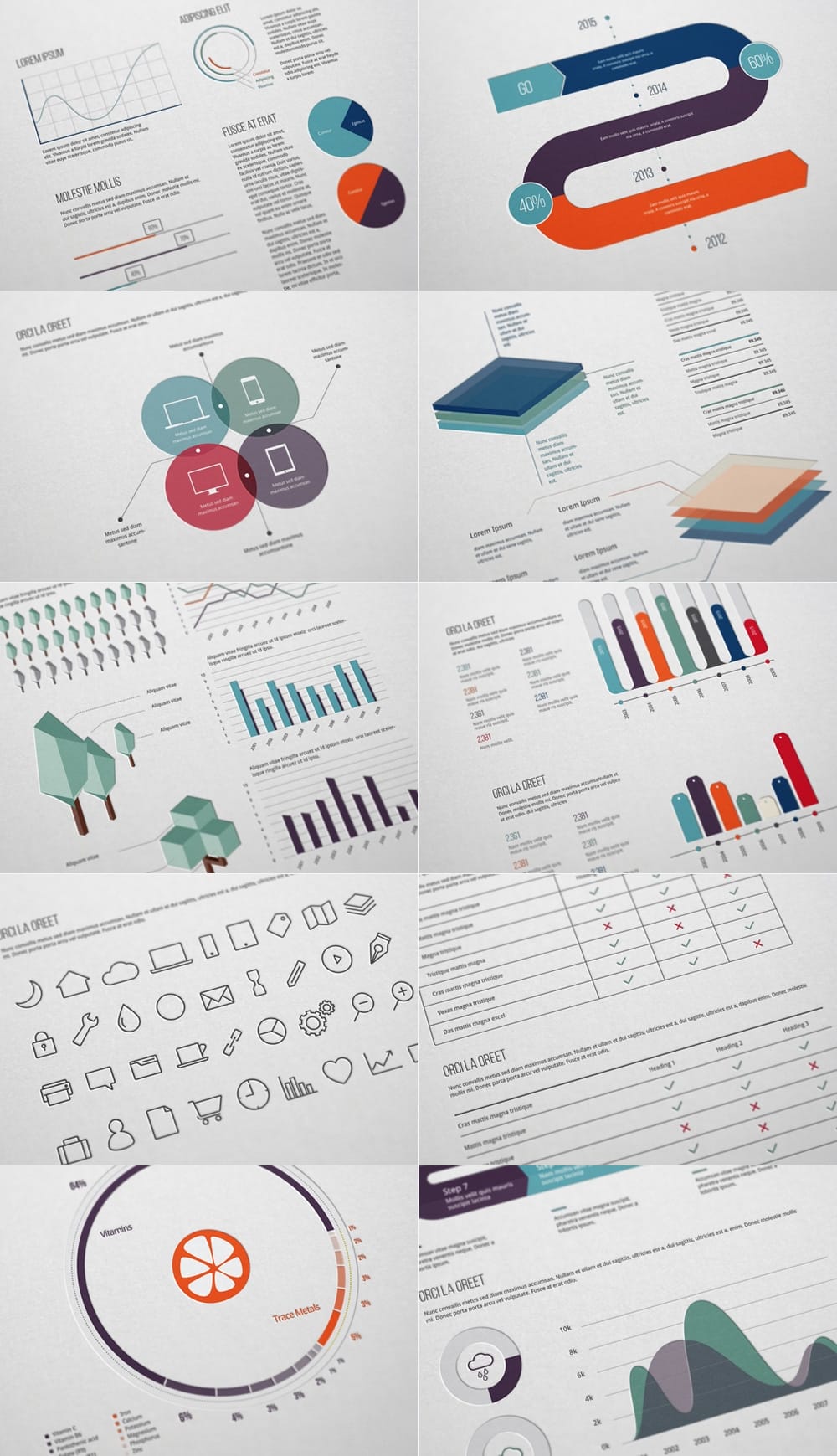 25 Best Free Infographic Elements 58 Ultimate Infographics Pack