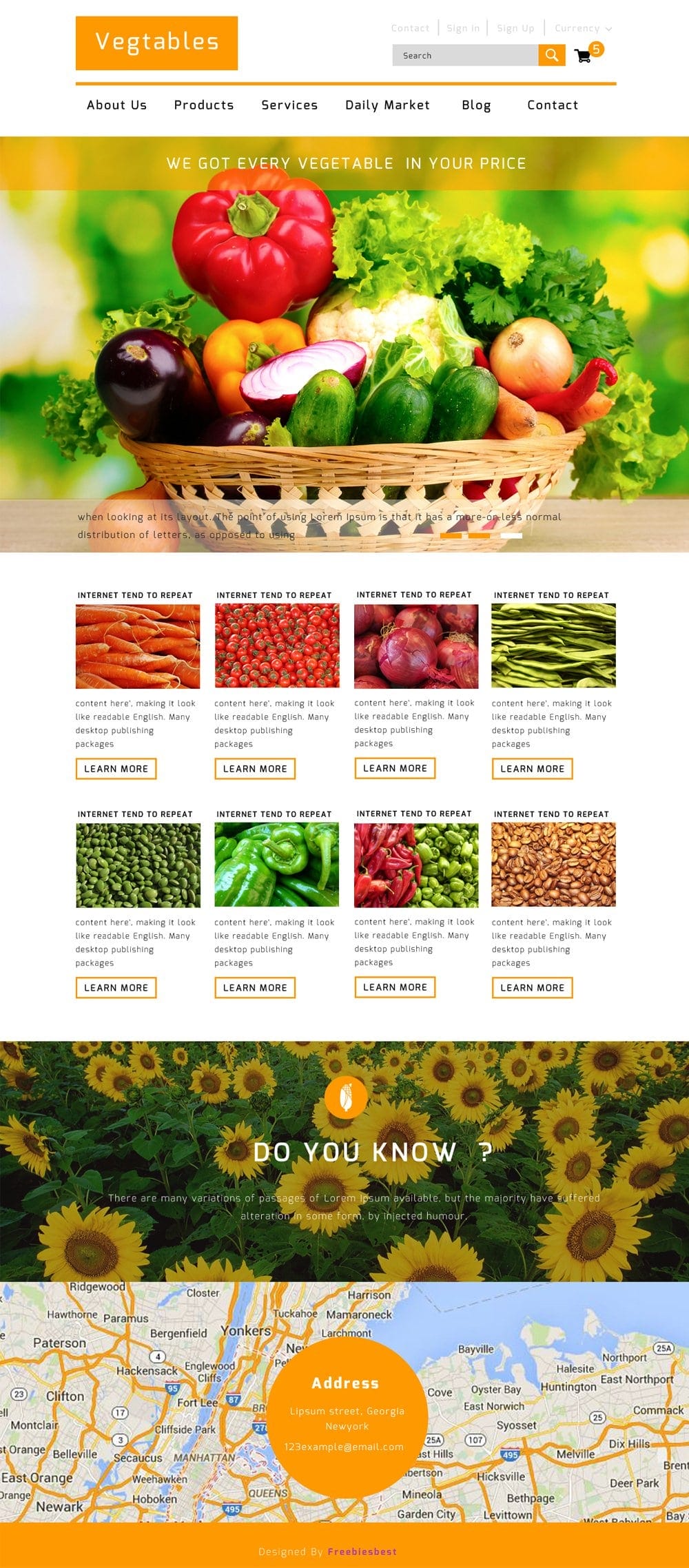 Vegetables-Free-Flat-E-commerce-Web-Template-PSD