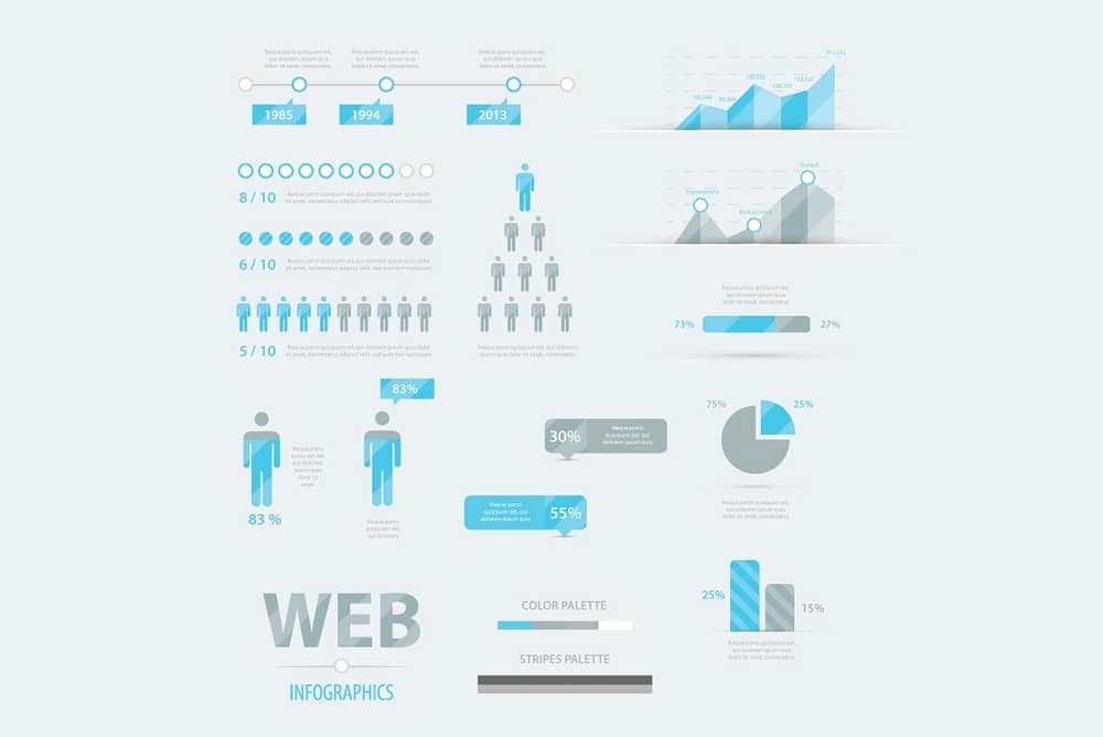 Web Infographics Vector