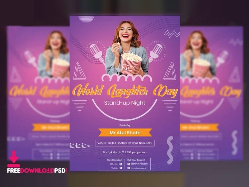 World Laughter Day Flyer