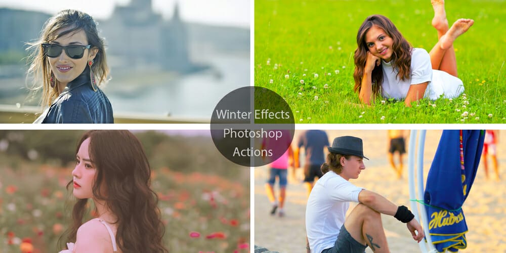 10+ Winter Photoshop Actions