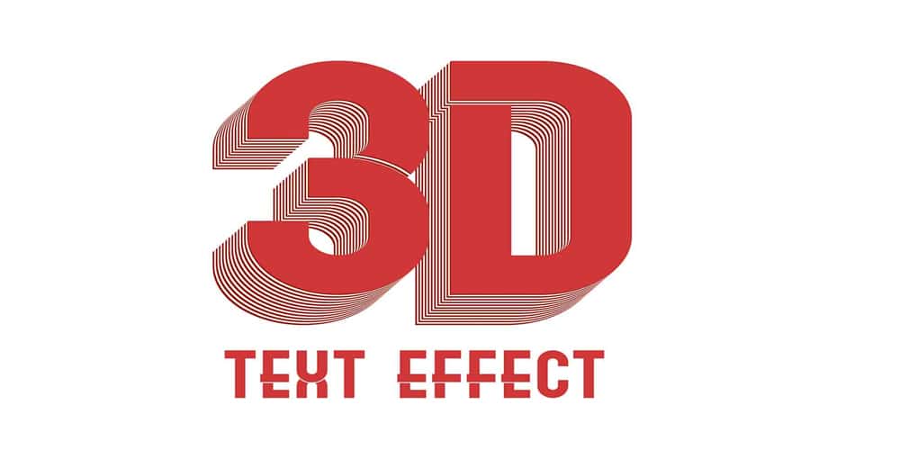 3D Text Effects PSD