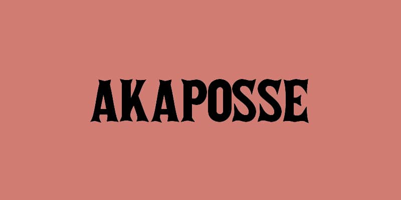 AkaPosse Font