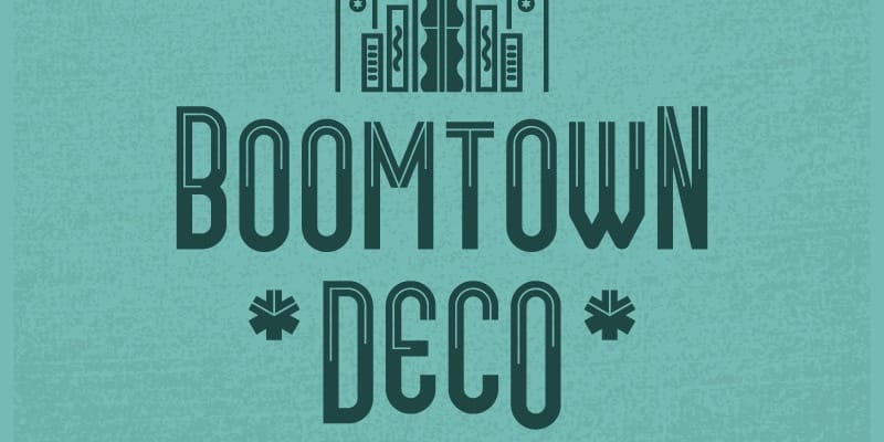 Boomtown Deco Free Font