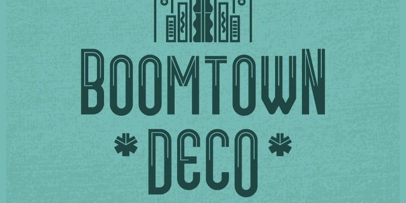 Boomtown Deco Free Font