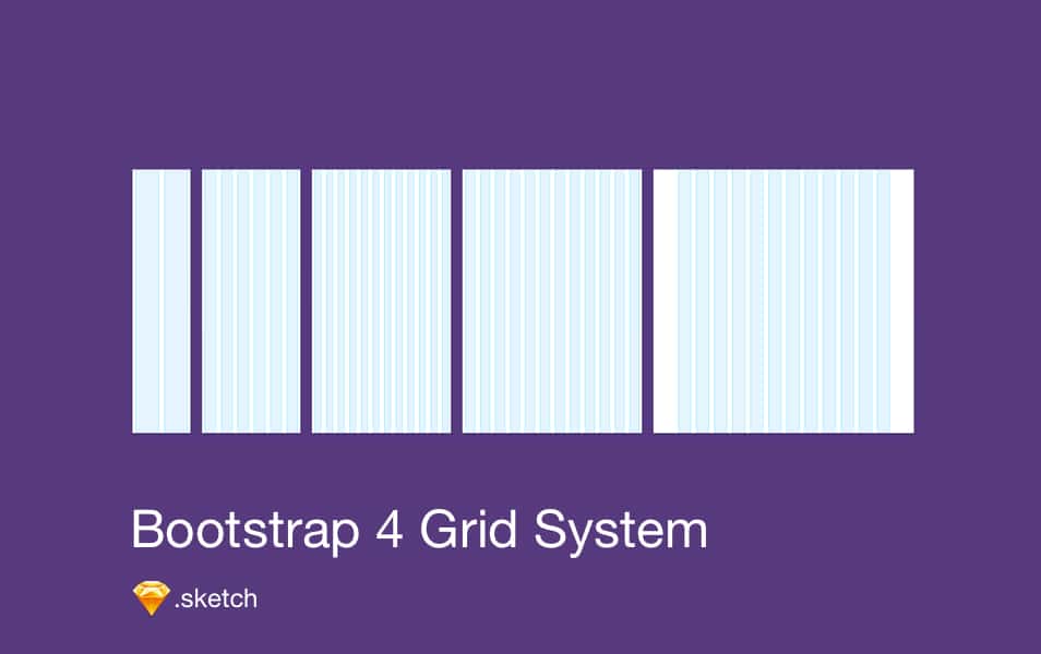 Bootstrap 4 Grid (Sketch)
