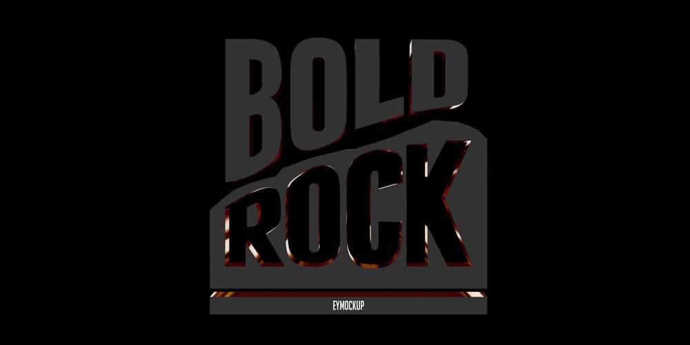 Latest Free Photoshop Text Styles & Effects 119 Carved Stone Text Effect