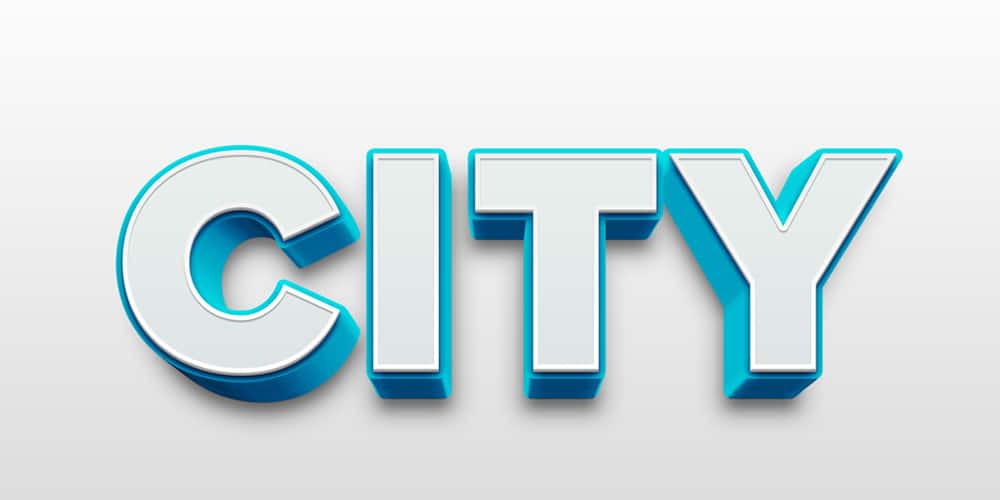 City Text Effect