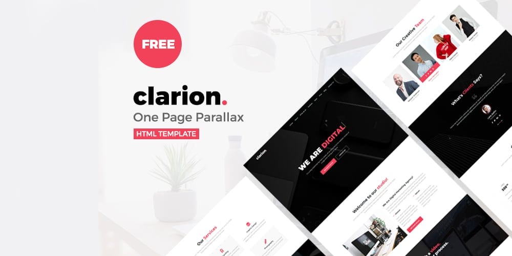 Clarion HTML Template