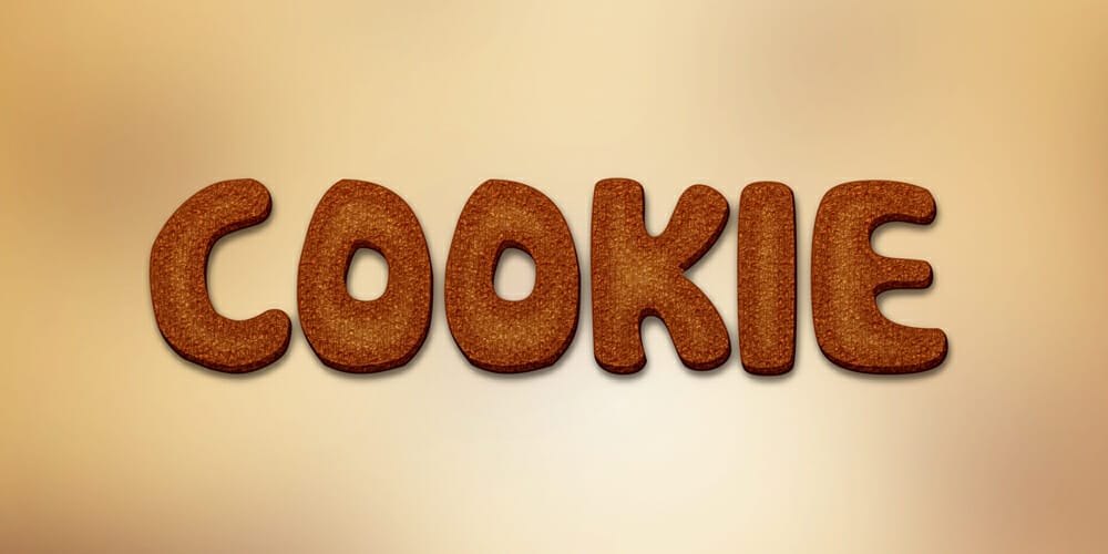 Cookie Text Effect