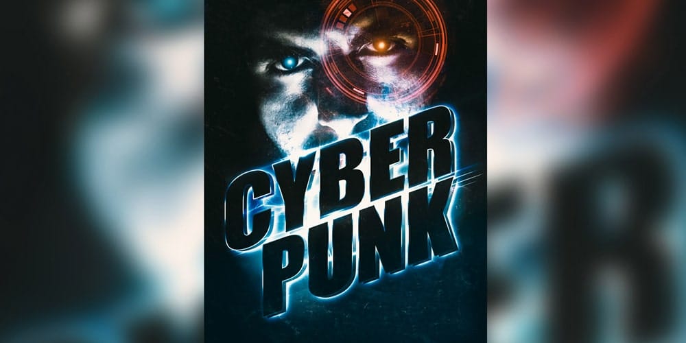 Latest Free Photoshop Text Styles & Effects 130 Cyberpunk Text Effect