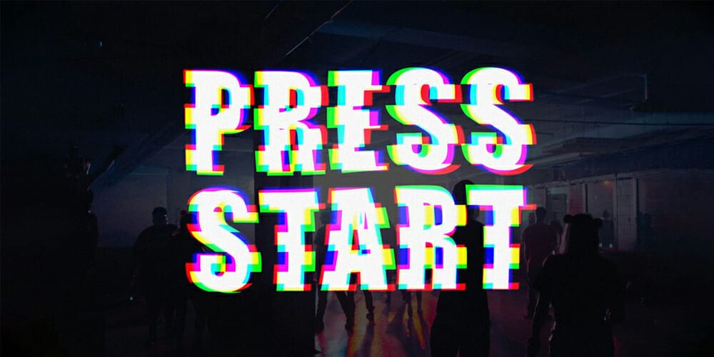 Latest Free Photoshop Text Styles & Effects 37 Distorted Glitch Effect for Photoshop