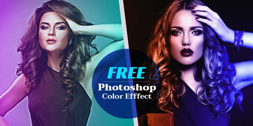 Latest Free Photoshop Actions 173 Double Light Photoshop Action