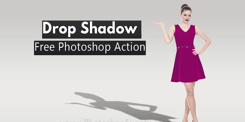 Drop Shadow Photoshop Action