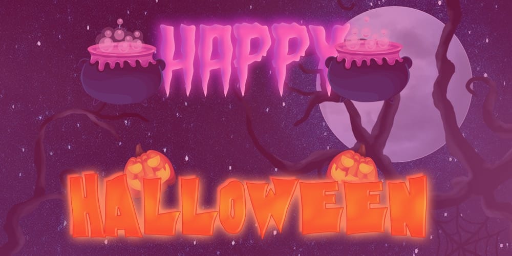 Free Halloween Text Style PSD