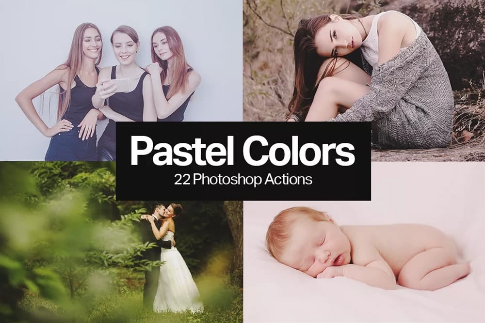 Free Pastel Color Photoshop Actions