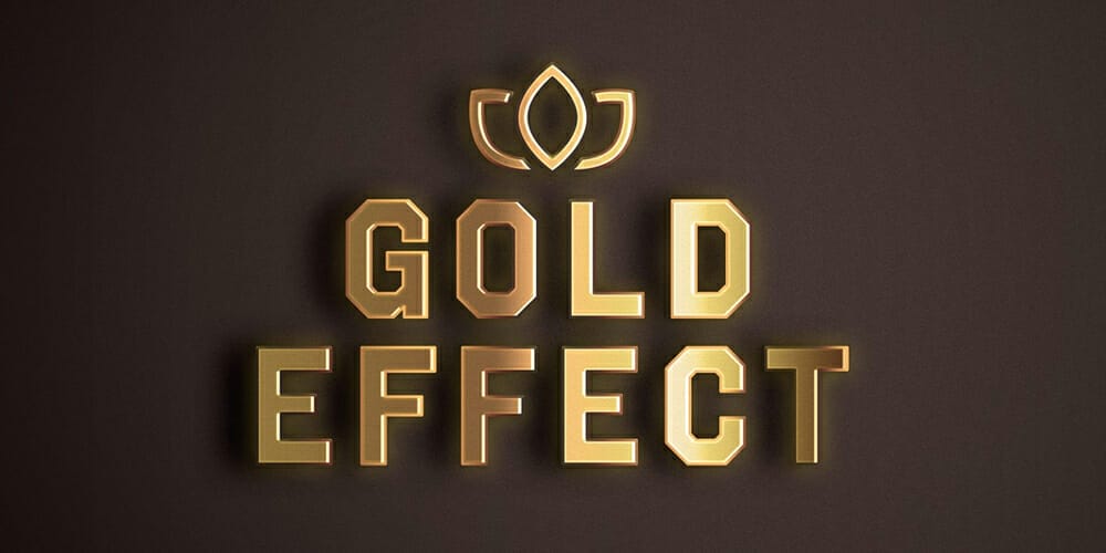 Latest Free Photoshop Text Styles & Effects 105 Gold Text Effect