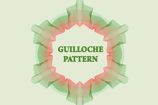 Guilloche Pattern Vector