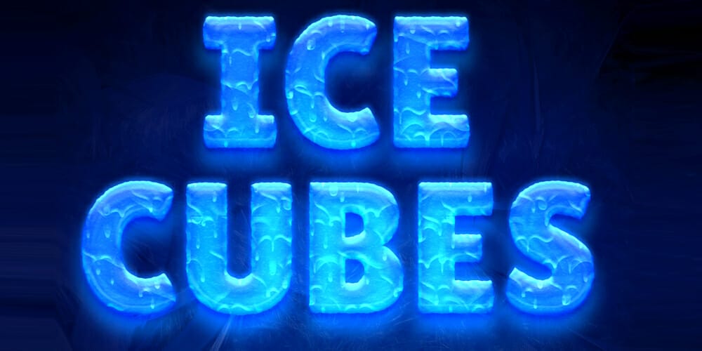 Ice Cubes Text Style