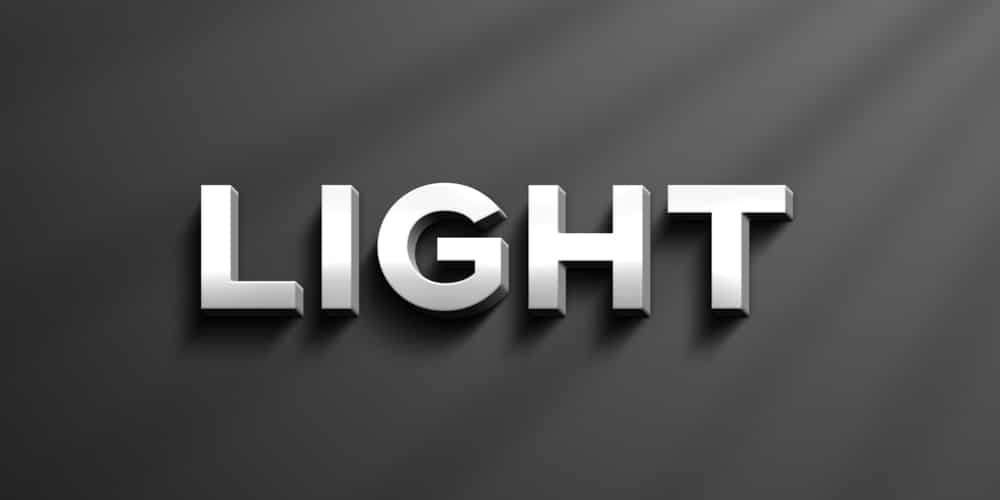 Latest Free Photoshop Text Styles & Effects 141 Light Text Effect