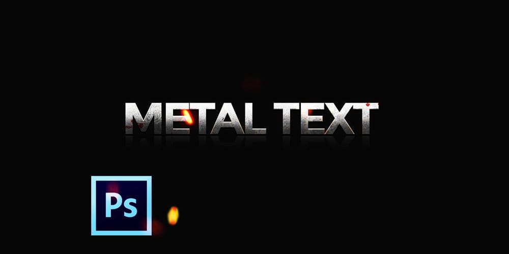 Metal Text Effect PSD