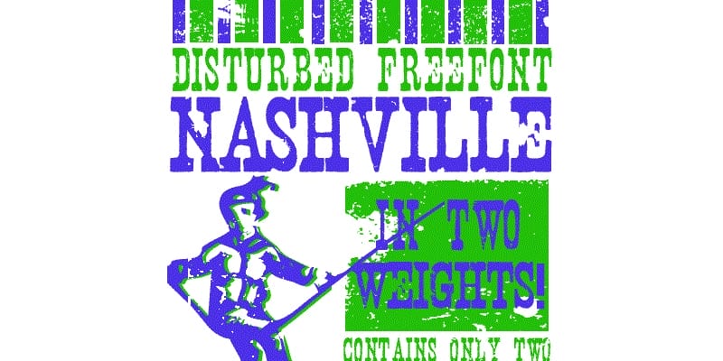 Nashville font 