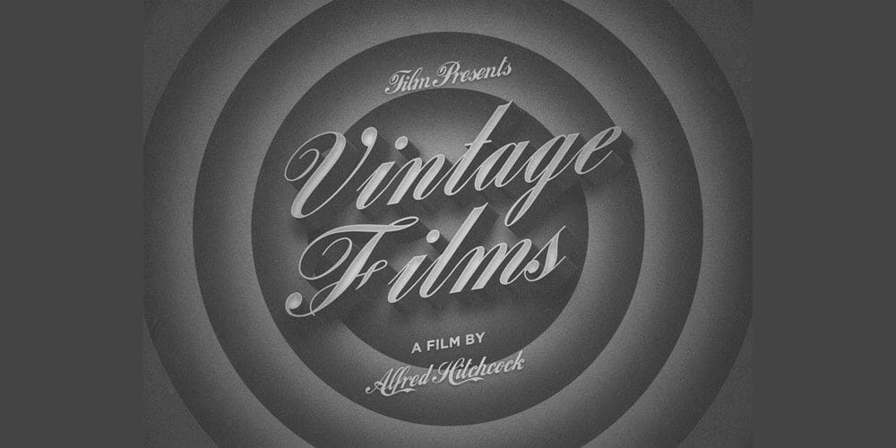 Latest Free Photoshop Text Styles & Effects 198 Old Movie 3D Title