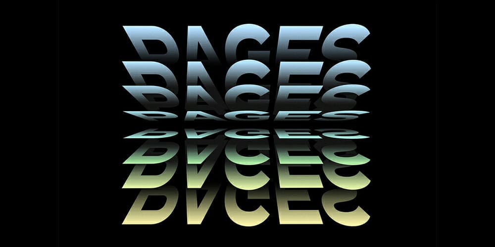 Latest Free Photoshop Text Styles & Effects 33 Page Flip Text Effect