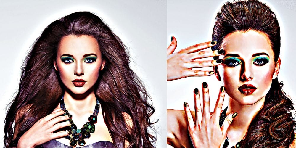 Latest Free Photoshop Actions 82 Realistic Painting Photoshop Action