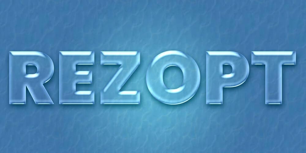 Realistic Water Text Effect Template