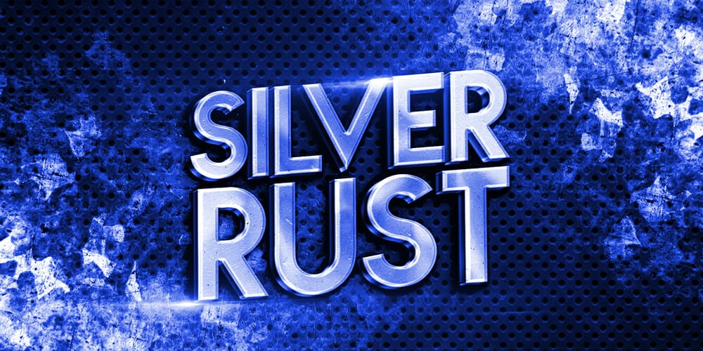 Latest Free Photoshop Text Styles & Effects 36 Silver Rust Text Effect