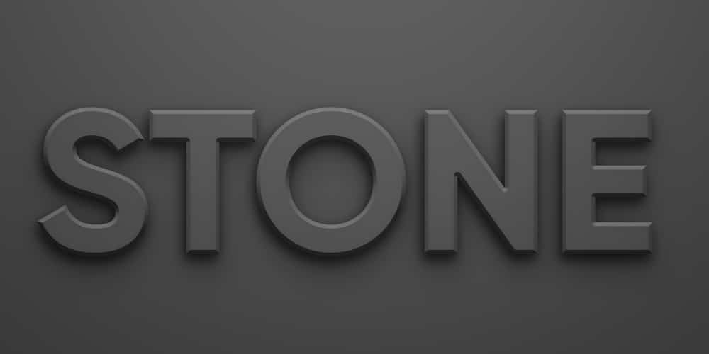 Latest Free Photoshop Text Styles & Effects 181 Stone Text Effect