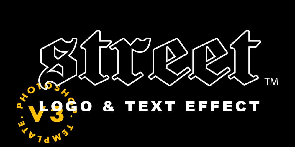 Latest Free Photoshop Text Styles & Effects 103 Street Text Effect