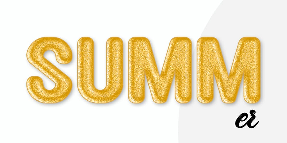 Latest Free Photoshop Text Styles & Effects 157 Summe Text Effect
