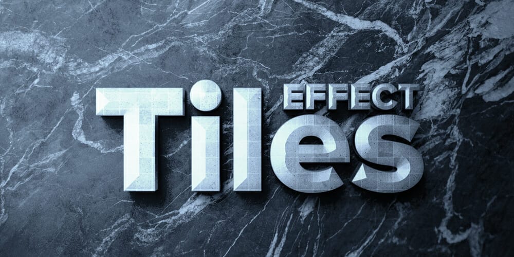Latest Free Photoshop Text Styles & Effects 42 Tiles Text Effect