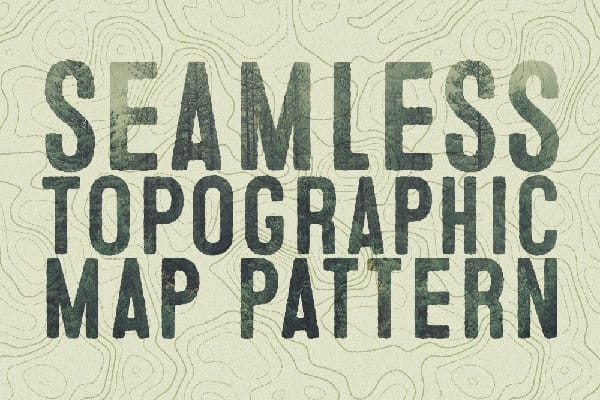 Topographic-Map-Pattern