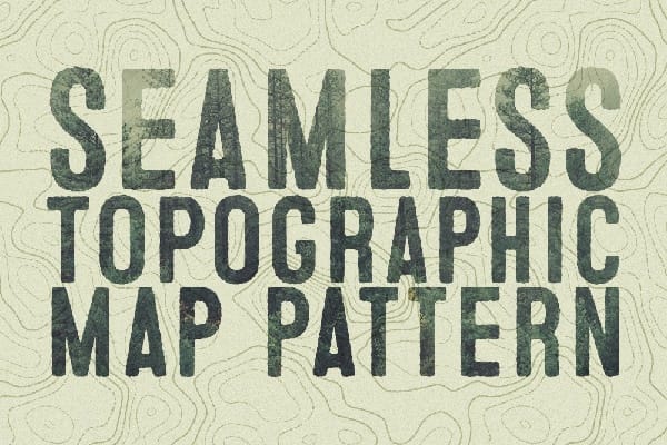 Topographic-Map-Pattern