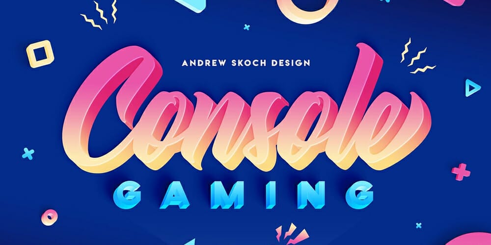 Latest Free Photoshop Text Styles & Effects 89 Vibrant 3D Text Effects