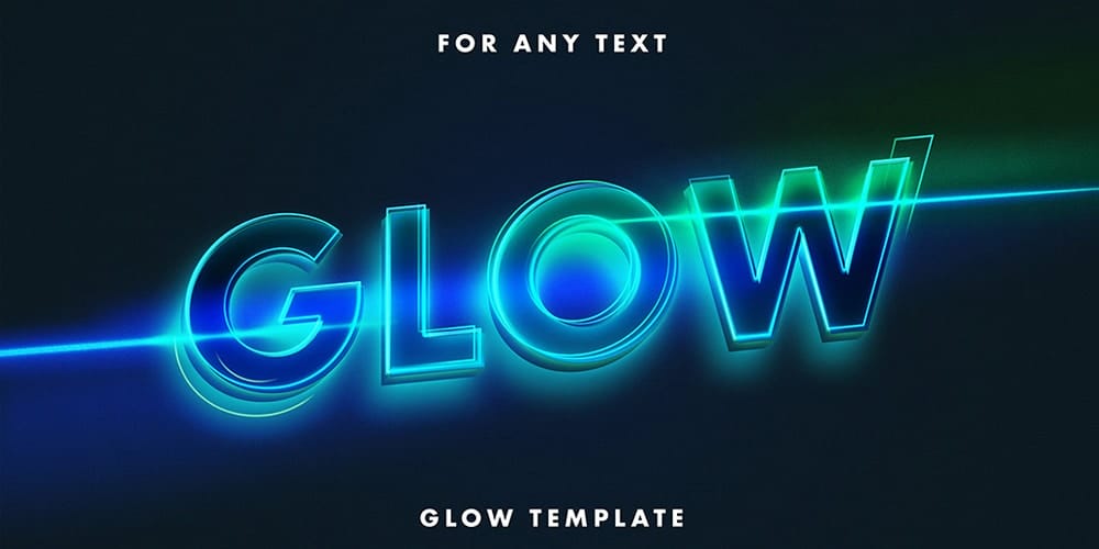 Latest Free Photoshop Text Styles & Effects 75 Neon Lettering Text Effect