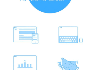 15 Cross Icon Set PSD