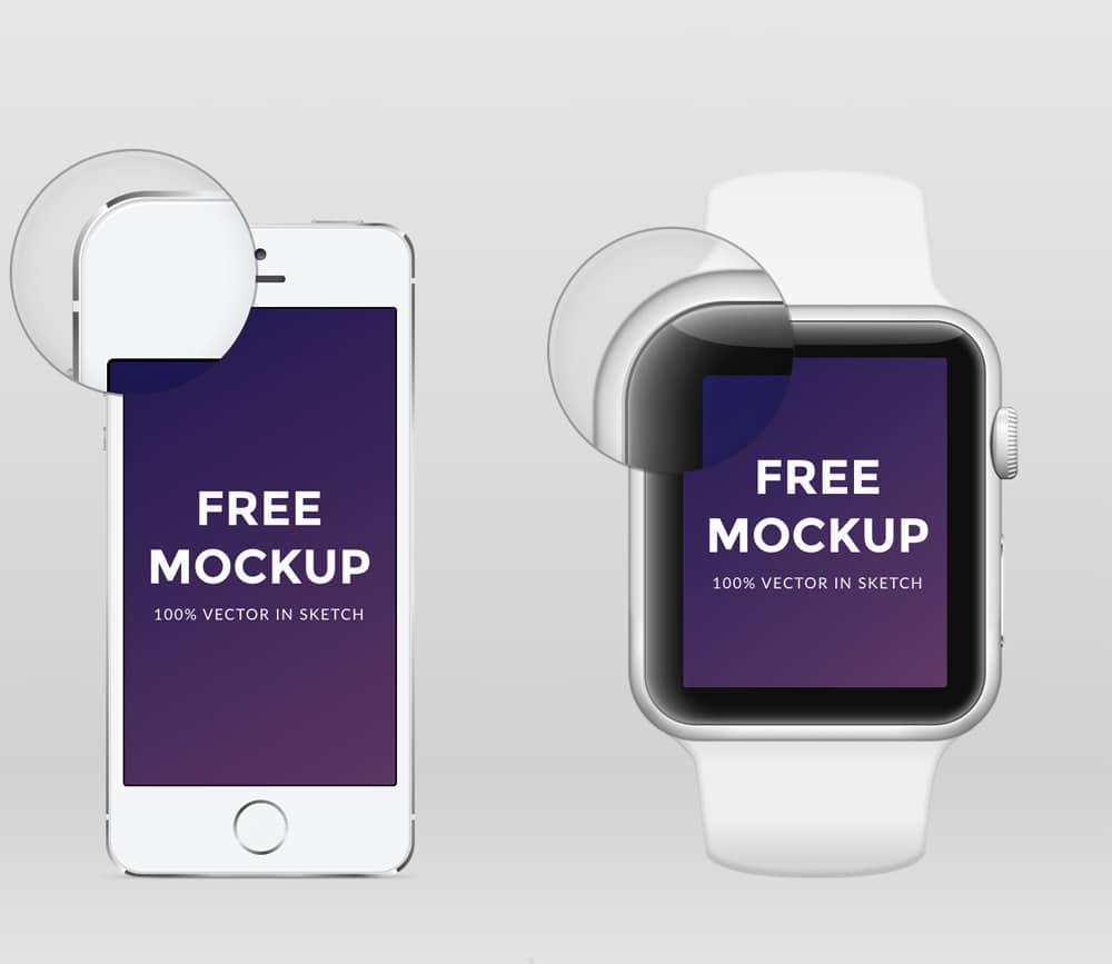 Apple Watch and iPhone Mockup