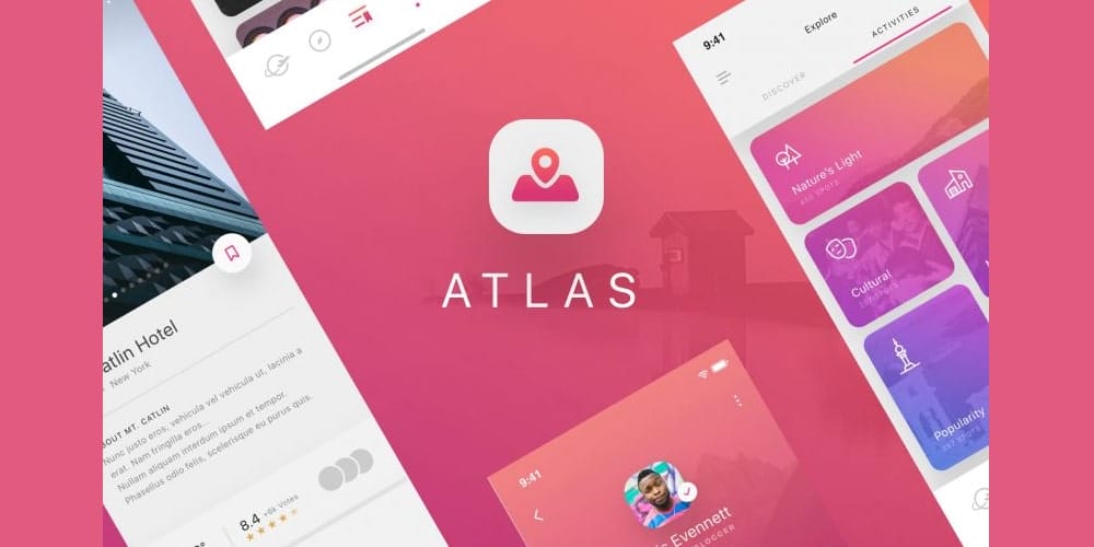 Atlas Travel App UI Kit