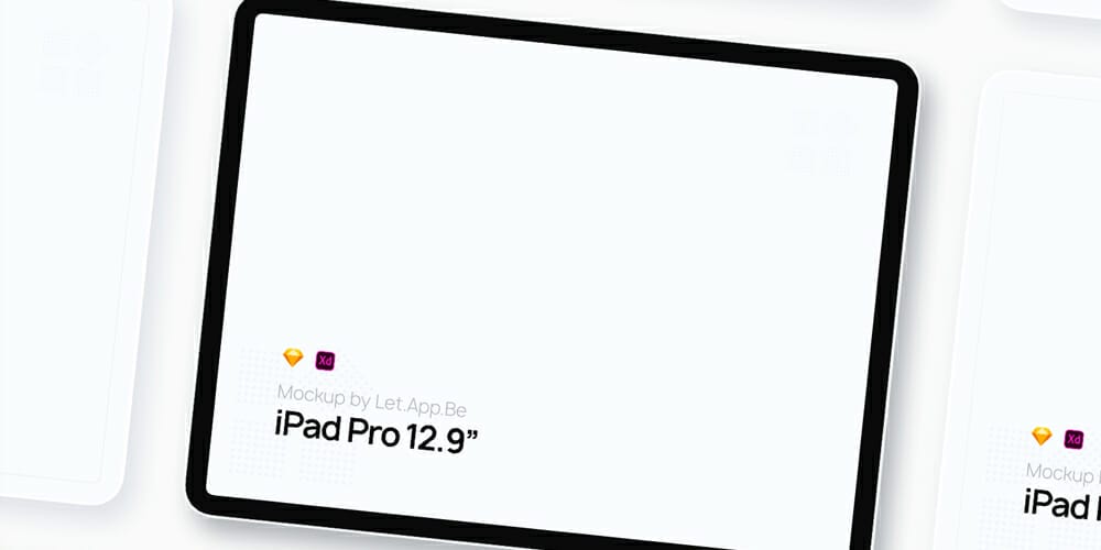 Black’n’White iPad Pro mockups