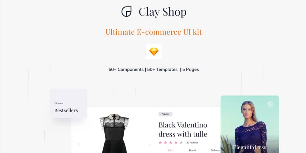 Clay Shop E-commerce UI Kit